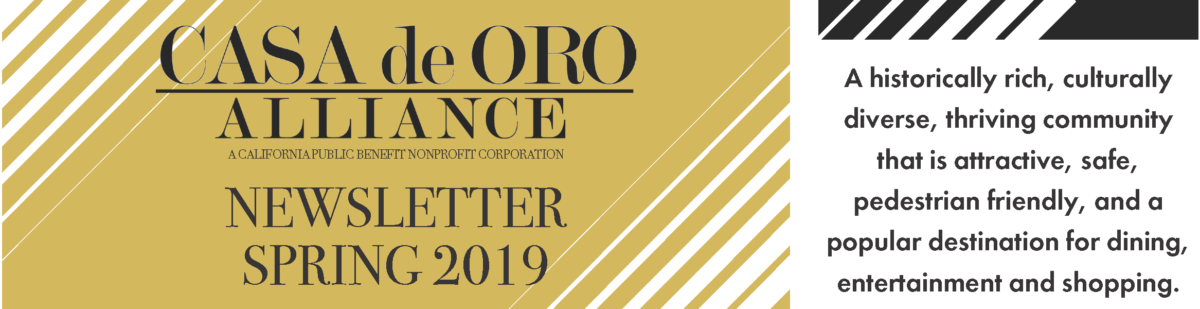 Casa de Oro Alliance Spring 2019 Newsletter